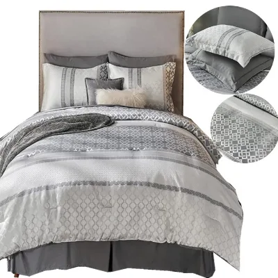 Hot Sale High Quality Queen King Size Soft Texture Luxury 8 Pcs Home Hotel Duvet Bedding Sets