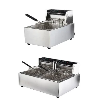 Luxury Desktop Double-tank Electric Fryer Chicken Electronic Fryer Donut Fryer