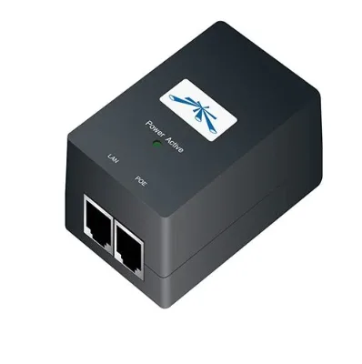 24W 48V Gigabit PoE Injector Module POE - 48 - 24W - G, Compatible with Ubi-quiti Networks