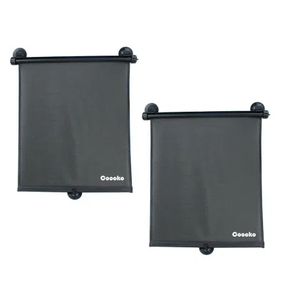 Car Side Window Sun Shade (2 Pack) | Car Roller Sunshade for Kids | Baby Car Window Shades for UV and Sun Glare Protection