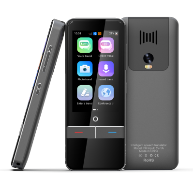 F6 Smart Electronic Photo Translator Touch Screen WiFi Online 139 Languages Simultaneous Interpretation Voice Translation