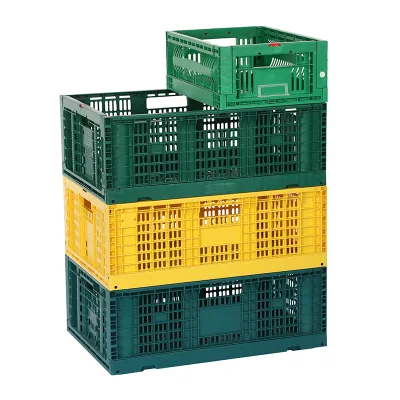 Convenient & Efficient Plastic Mesh Crate Robust & User-Friendly Box Design Efficient Stackable Organization Warehouse Retail