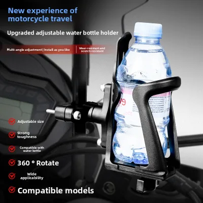 Wholesale Universal Motor Bike Cup Holder Dirt Bike Water Nylon Adjustable Drink Stand Motorcycle Bottle Holder