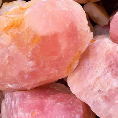Pink Crystal Madagascar Rose Quartz Wholesale Natural Rose Quartz for Processing