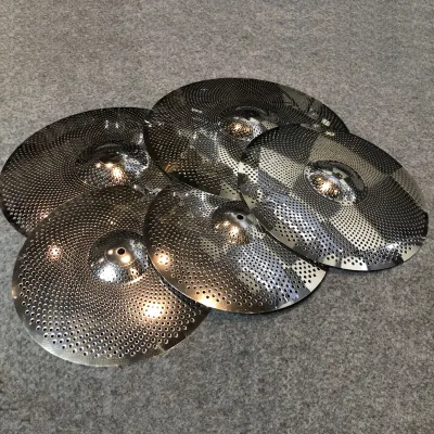 Chang J Less Silent Low Volume Alloy Silver High Grade Handmade Cymbals Set 14+16+18+20 Ride Practice at Home Aftersale Service