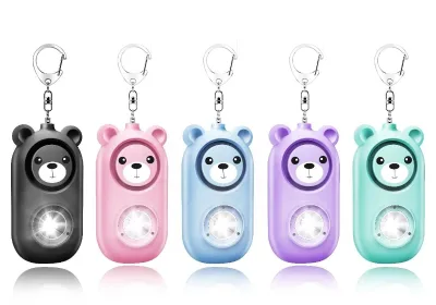 Portable Rechargeable 130db Safety Defence Devices Pocket Alarm Safety Device Women Security Personal Alarm Keychain
