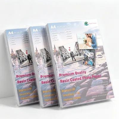 Factory Wholesale Premium RC Photo Paper 5760dpi High Brightness Waterproof for Wedding Album Portrait Studio Picture Output