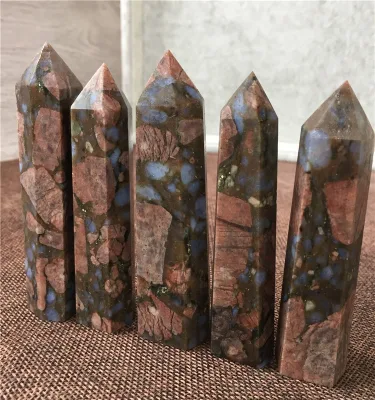 Natural Llanite Stone Crystal Point Quartz Point