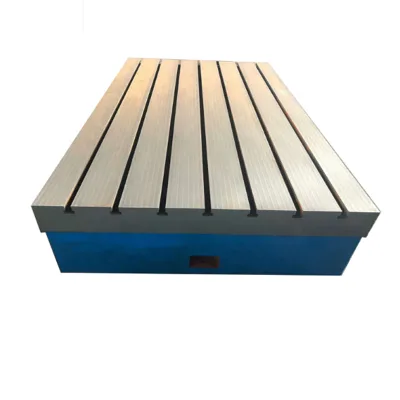 Customized Durable Cast Iron Work Platform Cast Iron Surface Plate with T Slots 1000*1500mm