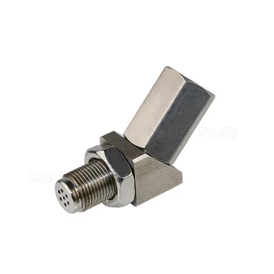 O2 Sensor Spacer Auto Modified Parts M18X1.5 45 Degree Car Universal CEL Bung Fix Check Engine Light