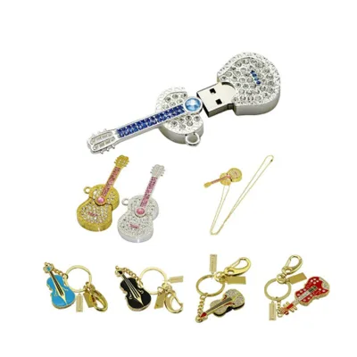 Factory Direct 2G/4G/8G/16G/32GHeart-Shaped Metal U Disk USB 2.0 Interface High Speed Custom LOGO Jewelry Love Gift