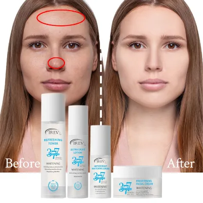 OEM Organic Hyalorunic Acid Vitamin a & C Reduces Dark Spots & Fine Lines Firming Hydrating Skin Care Set for All Skin Types