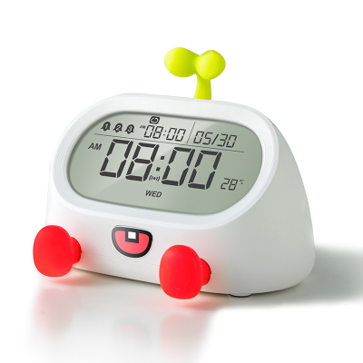 Student Multifunction Temperature Night Lights Cute Large Display Desk & Table Digital Alarm Clock