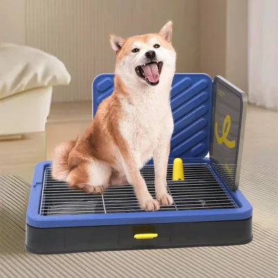 New Drawer Dog Toilet for Easy Cleaning Thickened Steel Frame Super Load Bearing Dog Toilet with Partition Pet Products