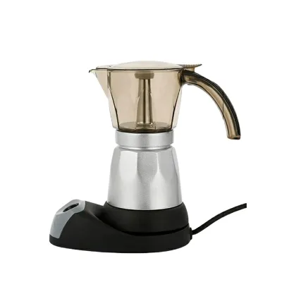 Home Use Electric Drip Coffee Maker Machine With Stainless Steel Decoration