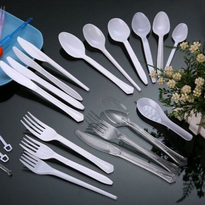 Disposable Camping Plastic Cutlery 3 Piece Set Fork,spoon,knife