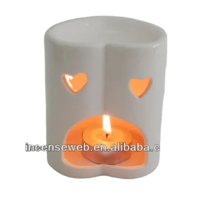 Unique Ceramic Oil Lamps Wholesale Love Candle Warmer