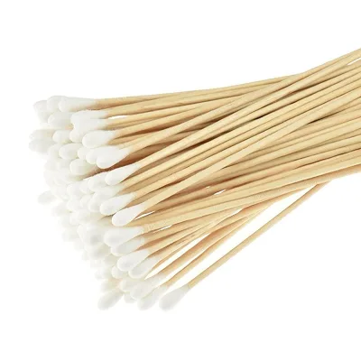Hot Sale Cotton Swab Cheap Sterile Cleaning Safety Bamboo Tattoo Stick Safety Q-tips Cotton Swabs