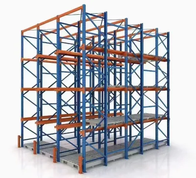 Industrial Heavy-Duty 5-Layer Steel Storage Rack with Anti-Rust Powder Coating for Warehouse Use