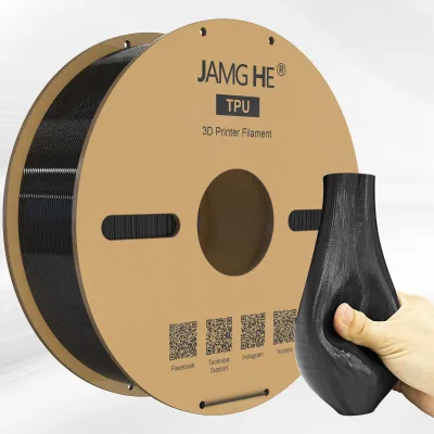 TPU Filament for 3d Printer 1.75mm 2.85mm Flexible Filament TPU 1kg 95A by Jamg He