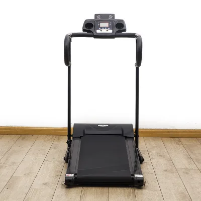 Small Silent Multifunctional Portable Electric Treadmill Shock-Absorbing Foldable Design LCD Display Home Walking 500W Motor