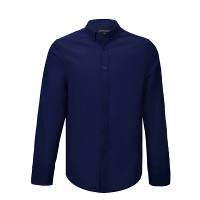 Brand Men's Shirts 2021 Social Shirt Solid Color Basic Casual Shirt Men Stand Collar Slim Fit Clothing Top