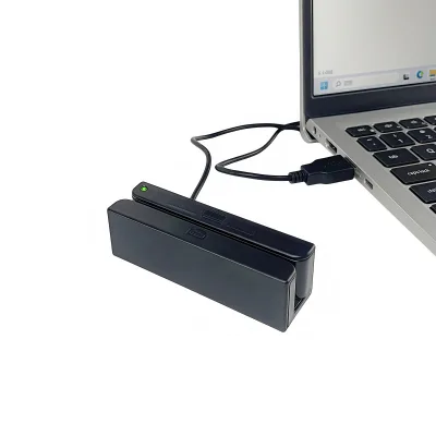 MSR90 3 Track Mini Magnetic Card Reader HiCo LoCo Card Reader for Bus & Supermarket Payments Mag Card Reader