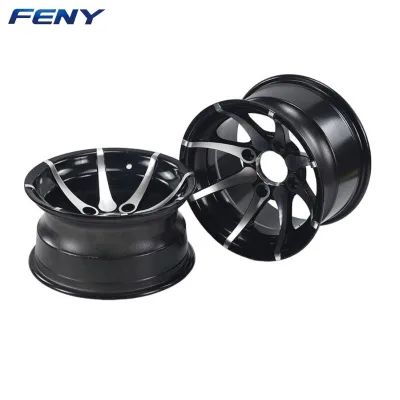 HOT Market 12" ATV UTV 4-Hole Alloy Wheels Front/Rear with Tires Set 25x8-12/25x10-12 for Quad Buggy (PCD 100/127/139.7mm)