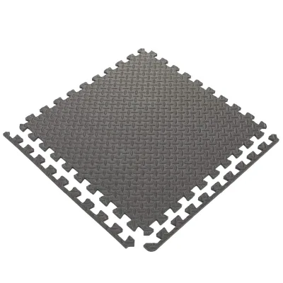 Wholesale Eco-Friendly Customizable Blue Jigsaw Puzzle Foam Interlocking Leaf/T Pattern Martial Art Mat Taekwondo Training for
