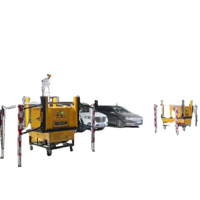 Long-lasting Light Tower Automatic loading and unloading mobile light tower large flood control lifting emergency lighting