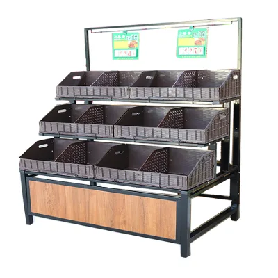 Double-Sided Supermarket Shelf Multi-Case Rack Yellow & White Metallic Steel Store Rack Heavy-Duty Case Style Sale Estantes