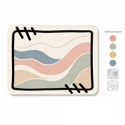 Anti Drift Wholesale Mousepad Waterproof Custom PVC Mousepad Desktop Pad for Booking Desk