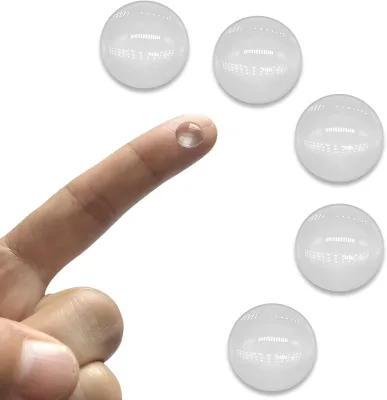 ECplastic Factory Direct 10x Magnification PMMA Mini Transparent Magnifier Fully Transparent Optical Toy Reading Tool OEM/ODM