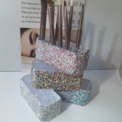 Bling Girl Products Nail Pen Holder Manicure Acrylic Diamond Nails Gel Polish Brush Stand Holder Tools
