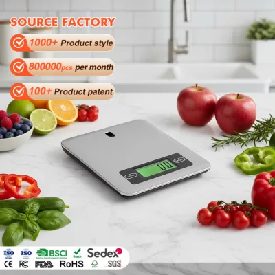 China Manufacturer Digital Surat Stainless Steel Kitchen Board Scale for Kitchen