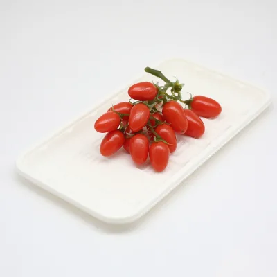 Lunch Plate Biodegradable Food Cornstarch Tray Larger Chipy Chicken Food Meat Tray