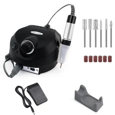 Professional 35000RPM High Power Electric Nail Drill with US Plug Plastic Material for Acrylic Nails