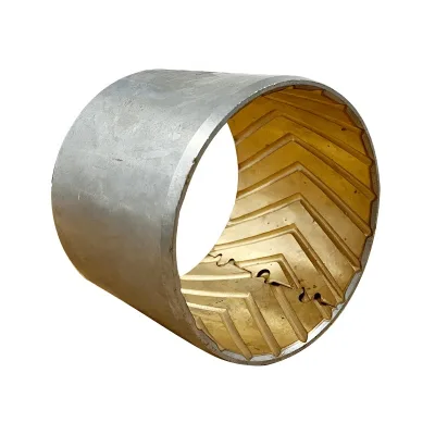Professional Bushing Manufacturer High Load Composite Sliding Sleeve Flange Wrapped Bimetal Bushing