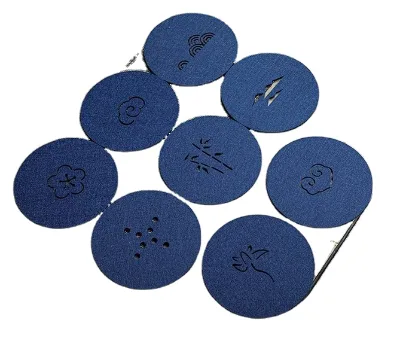 Hot Selling Custom Pattern Hollowed Out Felt coaster with Low Price