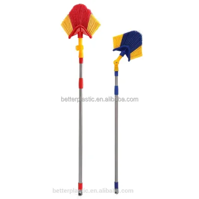 Plastic Broom Ceiling Long Handle Cleaning Brush Ceiling Broom Broom for Corner Cleaning