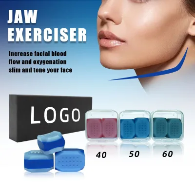 Factory Straight Multi-Colored High Tear Resistance Silicone  Chin Exerciser New Silicone Jaw Exerciser