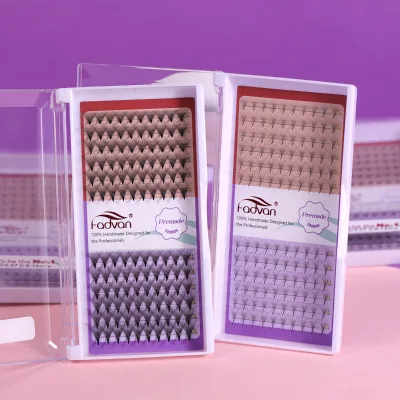 Wholesale Full Volume Eyelash Pre Made Fans Stable Curl Fans 3D 10D 12D Hand Made Luxury Lash Premade Fans Full Strip Eyelashes