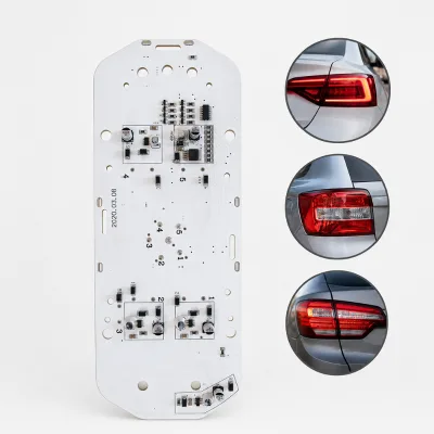 LED Car Tail Light Assembly With Sequential Turn Signal Brake Stop Lamp for Sedan SUV Truck