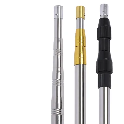 8mm Joint in Common Use Stainless Steel Netting Pole Telescopic Rod