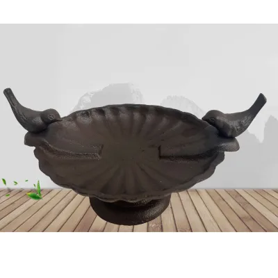 Antique Cast Iron Bird Feeder Outdoor Garden Decorative Hanging Ornament Wholesale
