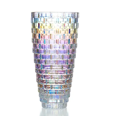 9272VSb new design larger Crystal colorful vase decorations for vase home decor