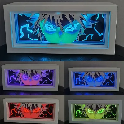 One Pieces Hunter Hunter Light Box Anime Light Box Seven-Color Remote Control LED Anime Light Gift