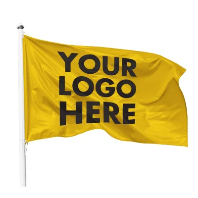 Custom 3x5 Silk Screen Printed Flags with Stick Hole 3x5 ft Promotional Banners and Flags