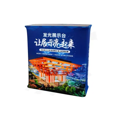 FEAMONT Aluminum Frame Trade Show Display Counter Hot Sale Flexible Tension Fabric for Sports and Travel Agencies