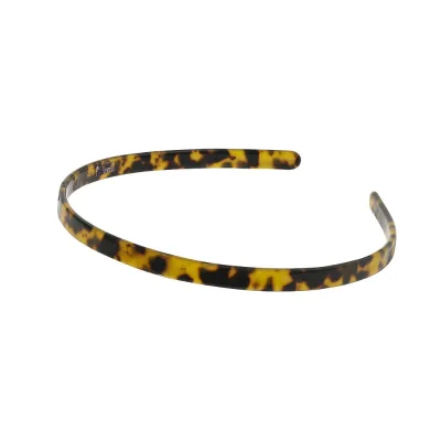 Cross Border Hot Sale Simple Leopard Printing Acrylic Headband for Women and Girls